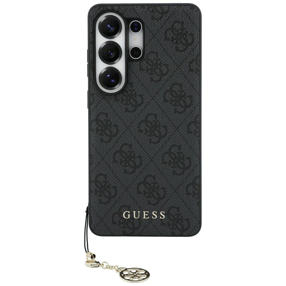 Guess Samsung Galaxy S26 Ultra - Θήκη με Επένδυση Συνθετικού Δέρματος και MagSafe - 4G Classic Logo Charm MagSafe - Black