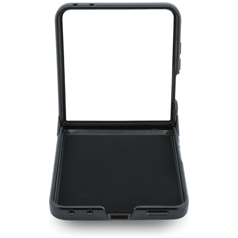 Guess Samsung Galaxy Z Flip8 - Σκληρή Θήκη με Επένδυση από Οικολογικό Δέρμα - Big 4G Logo - Brown