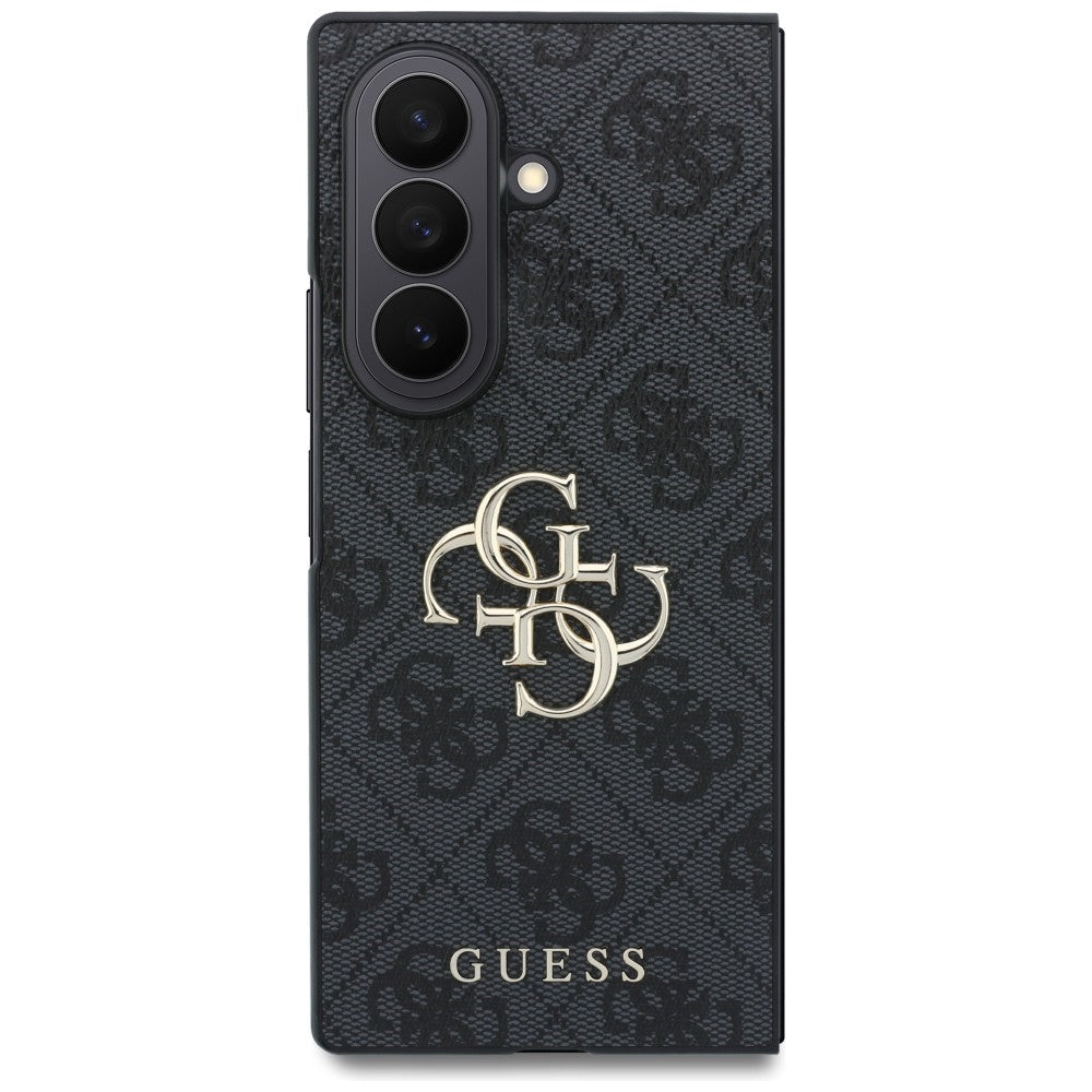 Guess Samsung Galaxy Z Fold8 Ultra - Σκληρή Θήκη με Επένδυση από Οικολογικό Δέρμα - Big 4G Logo - Black