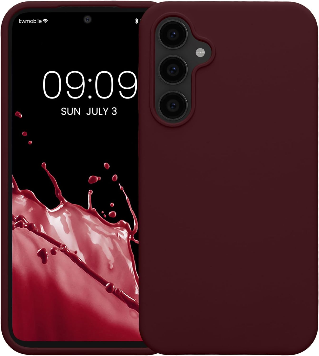 KW Samsung Galaxy S23 FE Θήκη Σιλικόνης Rubberized TPU - Bordeaux Purple