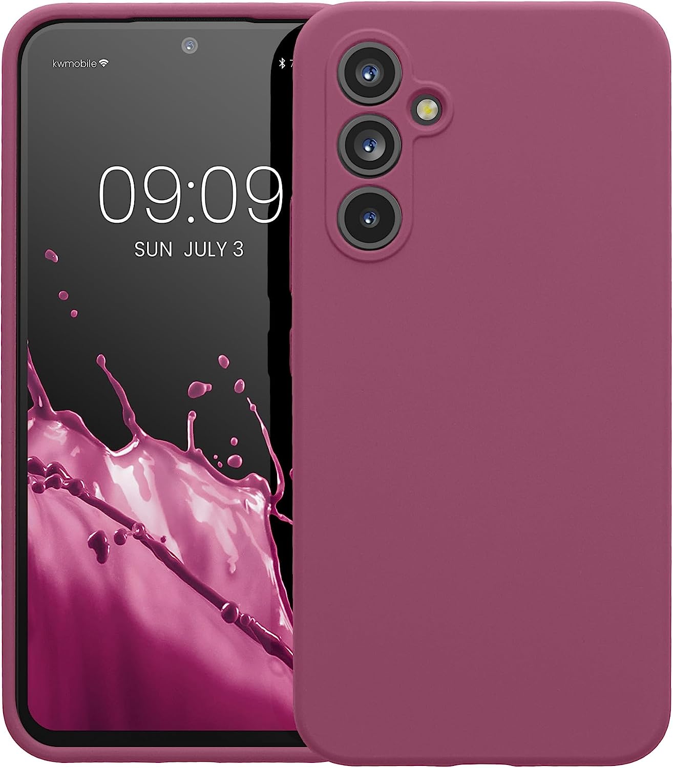 KW Samsung Galaxy A54 5G Θήκη Σιλικόνης Rubberized TPU - Orchid Purple - 60795.235