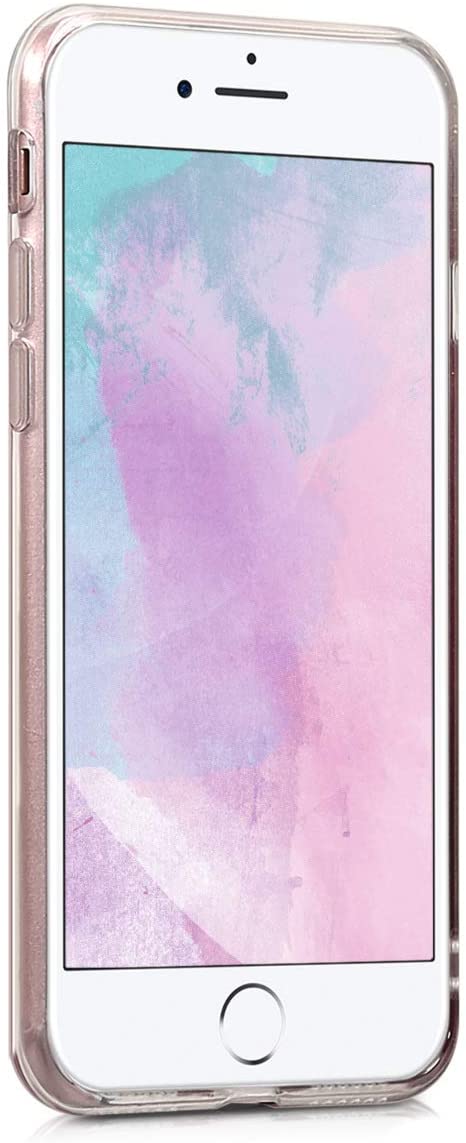 KW iPhone SE 2022 / SE 2020 / 7 / 8 Θήκη Σιλικόνης TPU Design Glory Mix 2 - Rose Gold / White / Dusty Pink - 46227.24