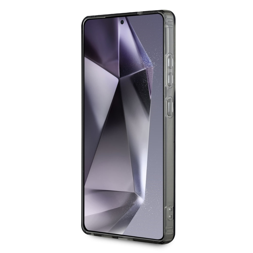 Karl Lagerfeld Samsung Galaxy S25 Ultra - Button Choupette Head Printed Logo - MagSafe Σκληρή Θήκη με Πλαίσιο Σιλικόνης - Black - KLHMS25LHLSCHK