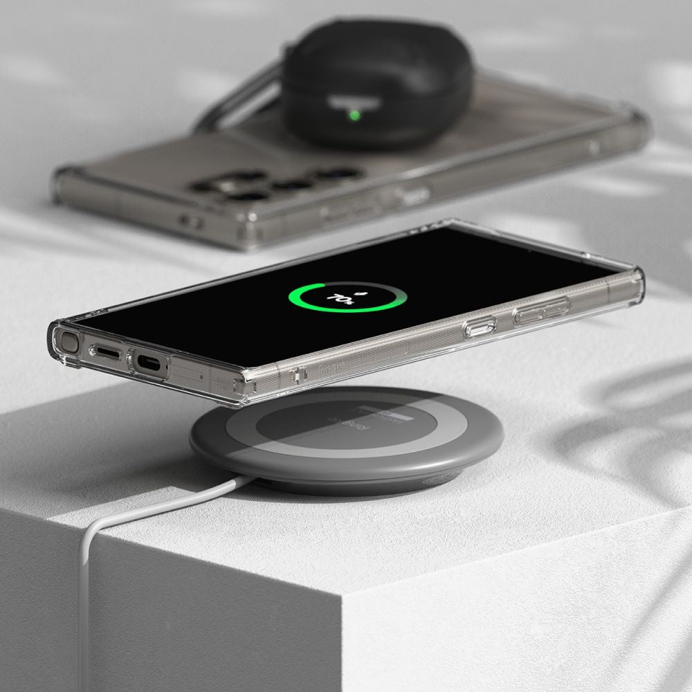 Ringke Samsung Galaxy S24 Ultra Fusion Σκληρή Θήκη με Πλαίσιο Σιλικόνης - Ματ Διάφανη