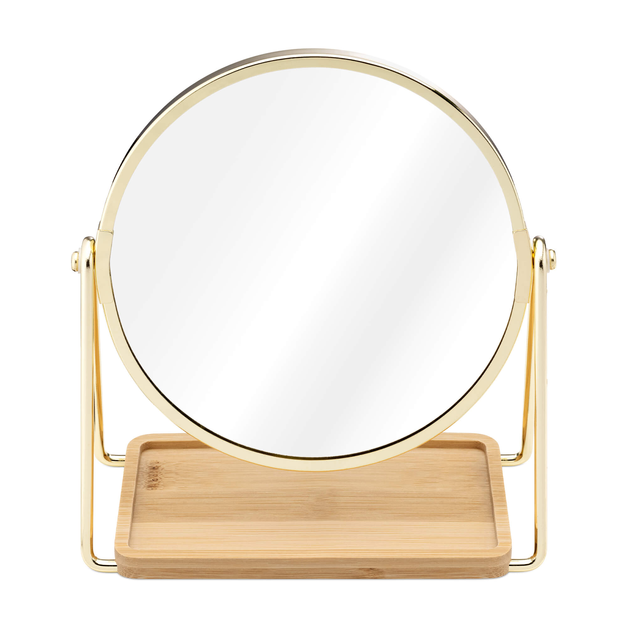 Navaris Καθρέπτης Μακιγιάζ με Βάση για Κοσμήματα - Gold - 53217.21