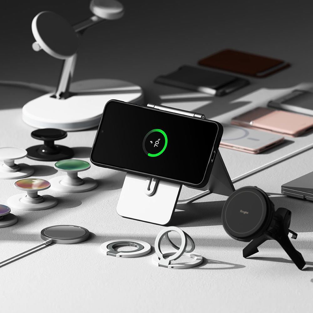 Ringke Samsung Galaxy S25 Onyx Magnetic Θήκη Σιλικόνης με MagSafe - Black