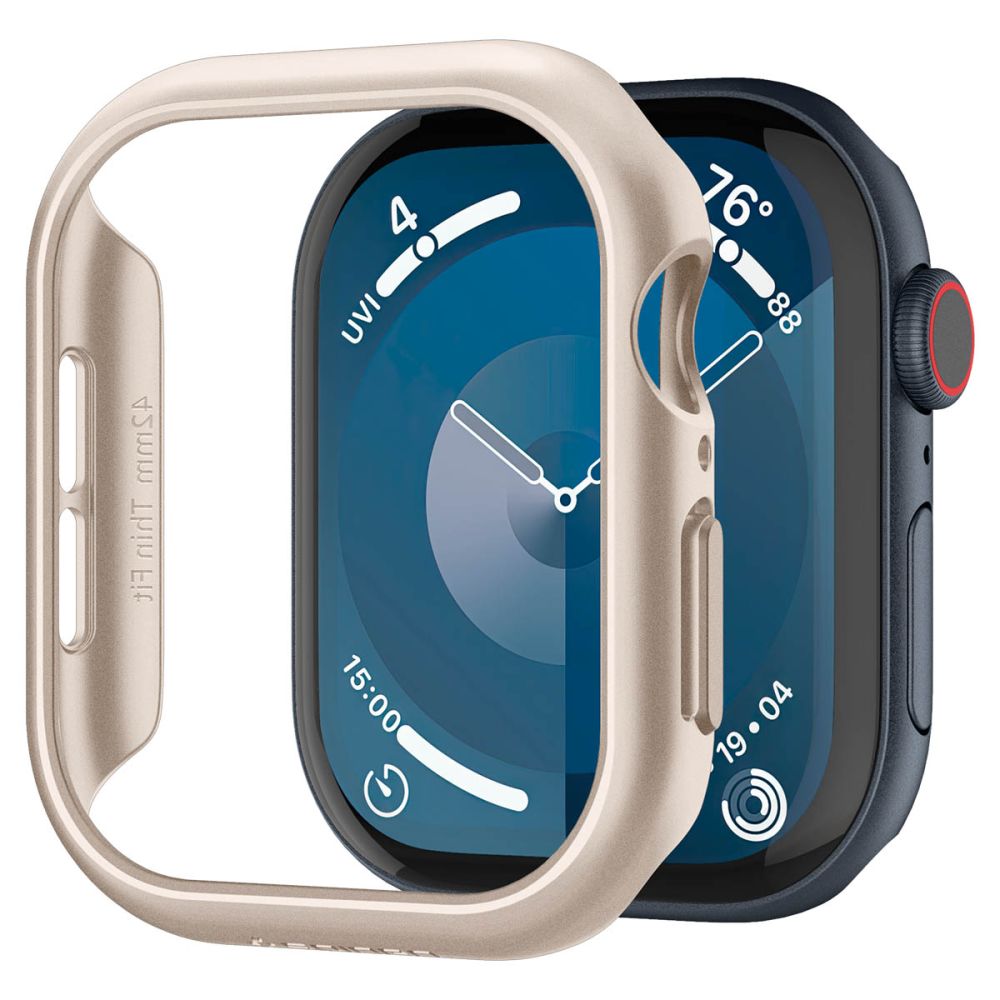 Spigen Θήκη Apple Watch 10/11 - 42mm Thin Fit - Starlight