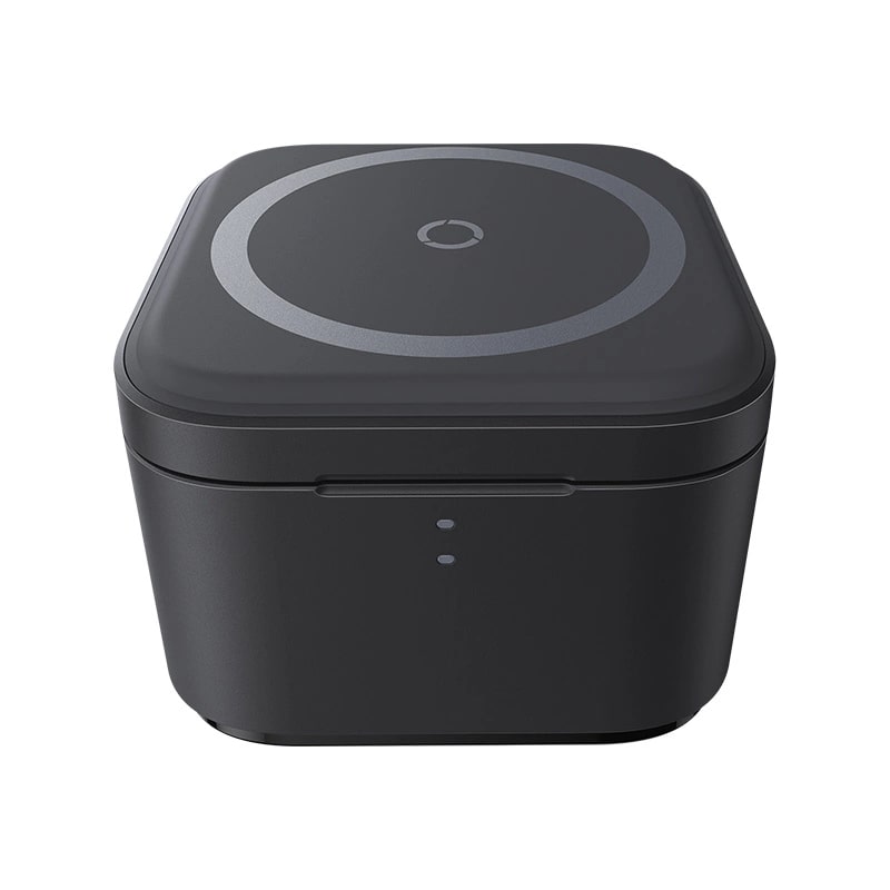 Baseus MagPro 2in1 Ασύρματος Φορτιστής MagSafe για Smartphones και Airpods με Ενσωματωμένο Καλώδιο USB-C - Black - BS-W531