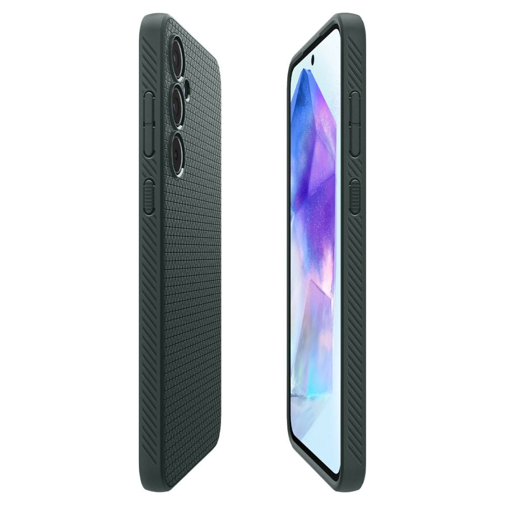 Spigen Samsung Galaxy A55 5G Liquid Air Θήκη Σιλικόνης - Abyss Green