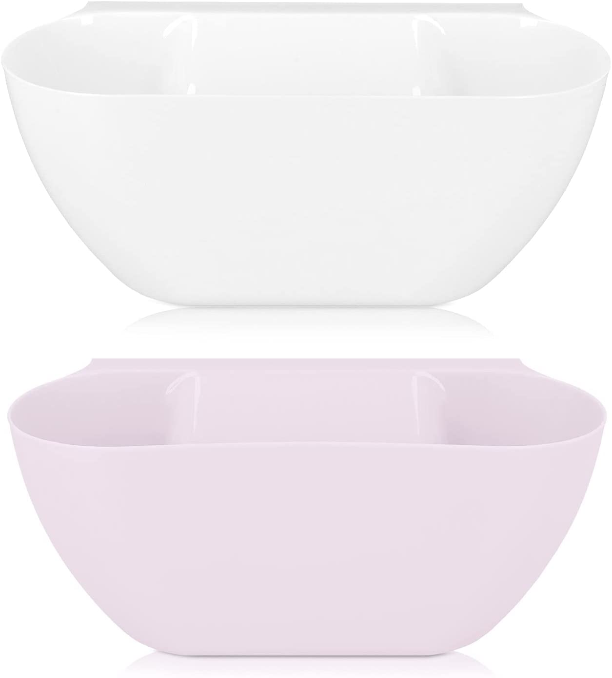 Navaris Κρεμαστοί Κάδοι Οικιακών Υπολειμμάτων - Σετ με 2 Κάδους - White / Pink - 46978.03