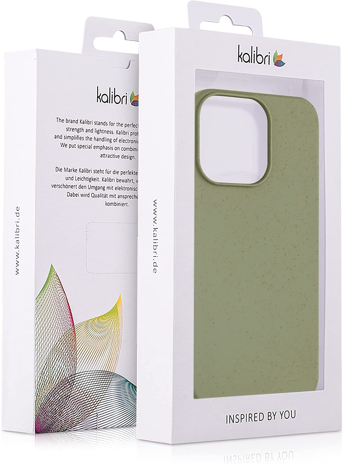 Kalibri iPhone 13 Pro Θήκη Σιλικόνης TPU με Ανακυκλώσιμο και Βιοδιασπώμενο Υλικό - Olive Green - 56491.107