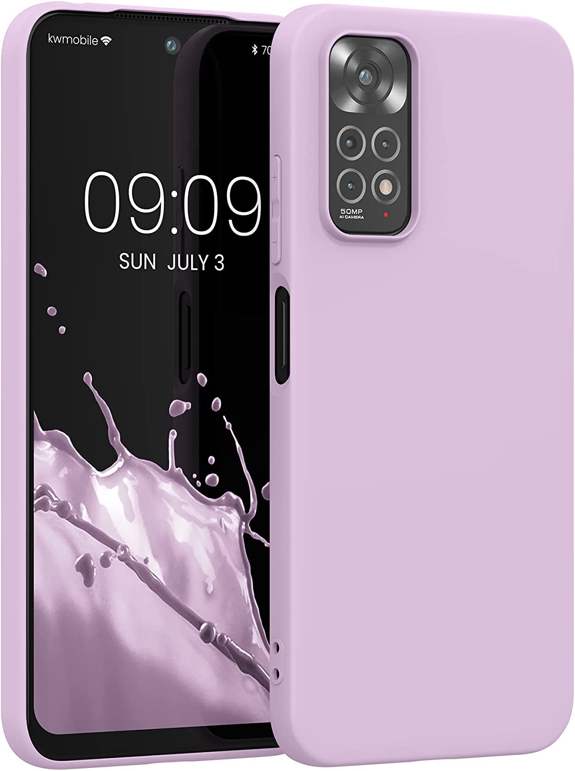 KW Xiaomi Redmi Note 11 / Redmi Note 11S Θήκη Σιλικόνης TPU - Mauve - 57368.140