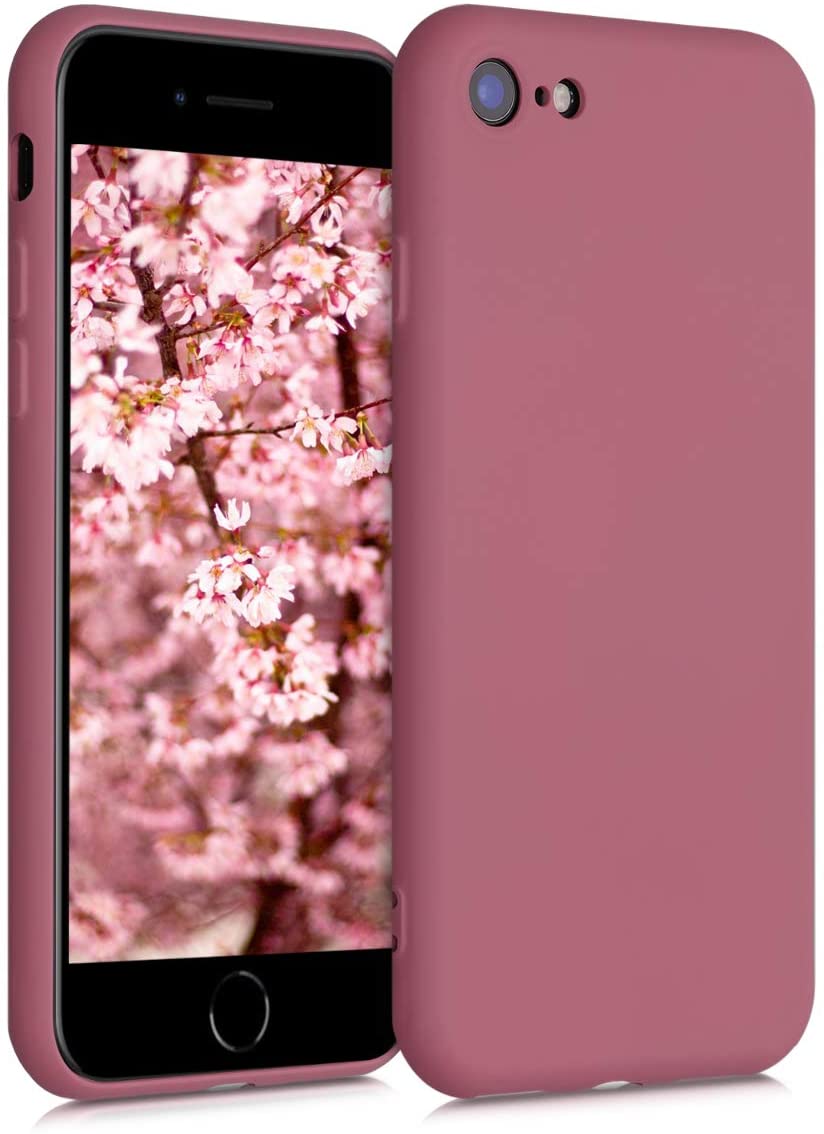 KW iPhone SE 2022 / SE 2020 / 7 / 8 Θήκη Σιλικόνης Rubberized TPU - Deep Rusty Rose - 49979.167
