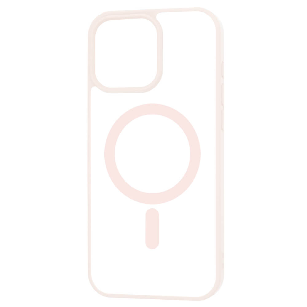 Techsuit iPhone 16 Pro Max - MagSafe Pro - Σκληρή Θήκη με Πλαίσιο Σιλικόνης - Nude Pink