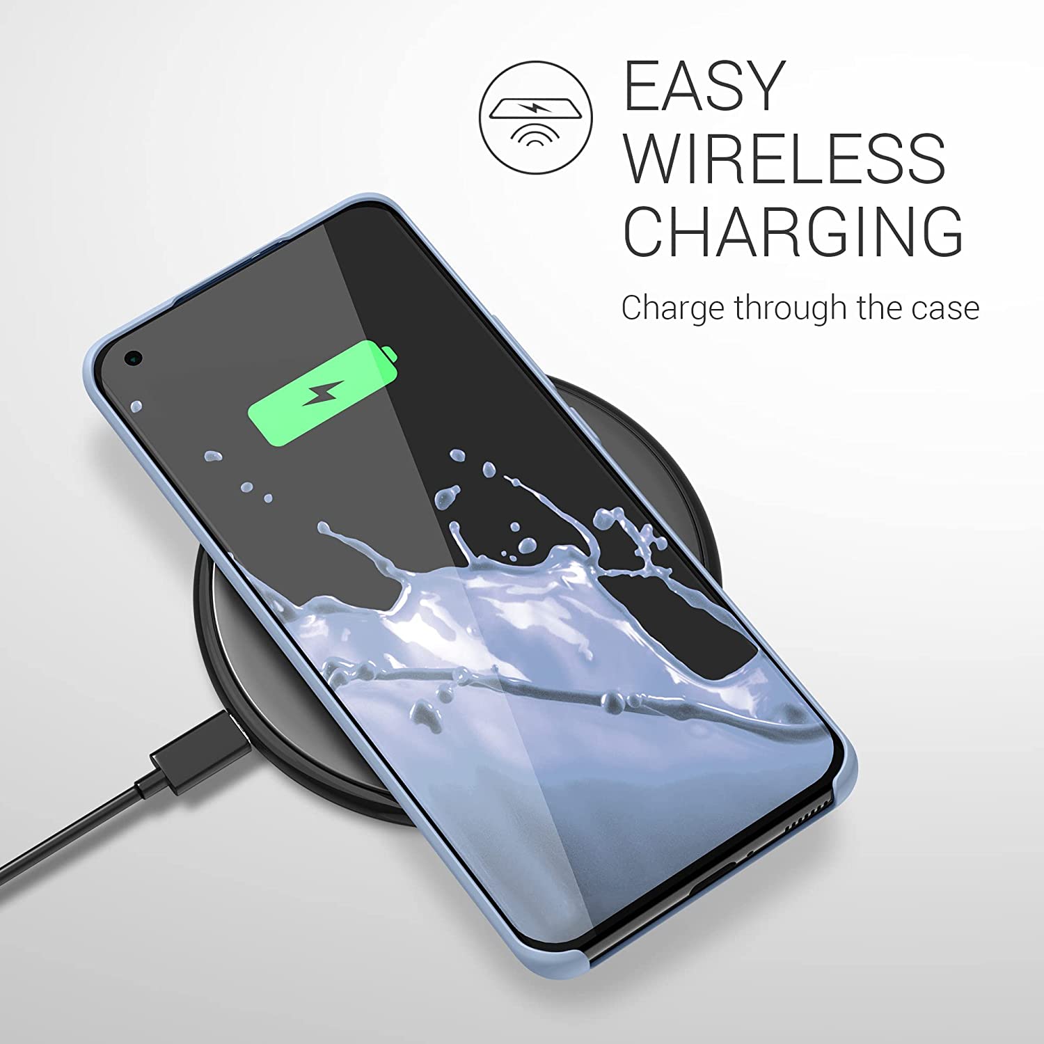 KW Xiaomi Mi 11 Θήκη Σιλικόνης Rubber TPU - Light Blue Matte - 54379.58