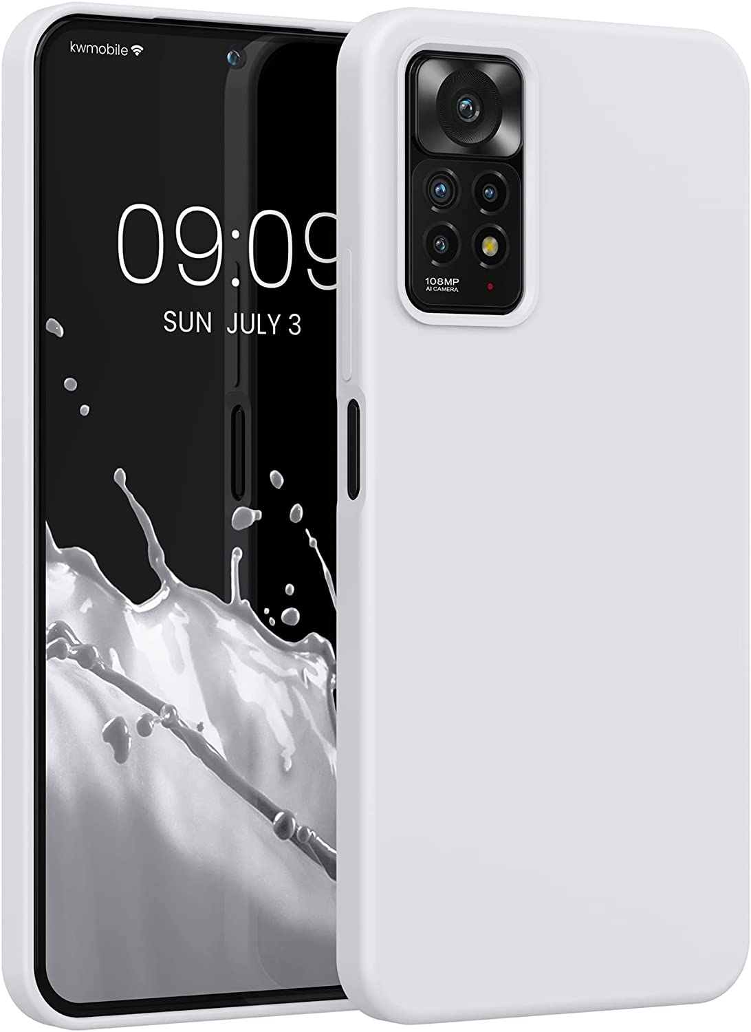 KW Xiaomi Redmi Note 11 Pro / Note 11 Pro 5G Θήκη Σιλικόνης Rubberized TPU - White - 57373.02