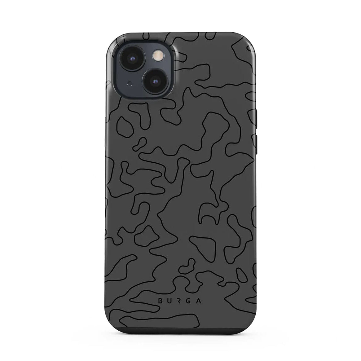 Burga iPhone 14 Fashion Tough Σκληρή Θήκη - Black Rock