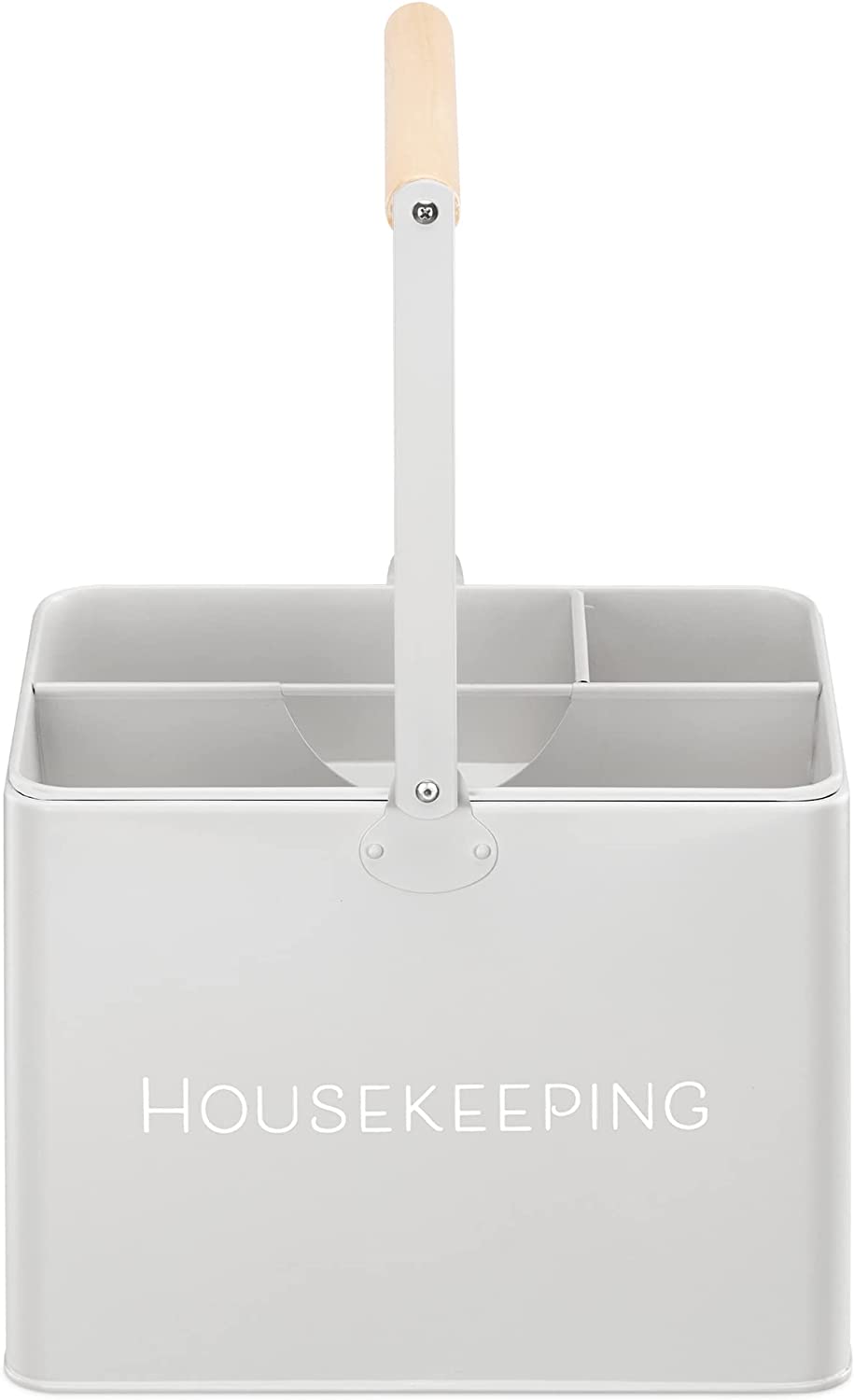 Navaris Σιδερένιο Κουτί Αποθήκευσης Καθαριστικών με Λαβή - Grey - 54999.22