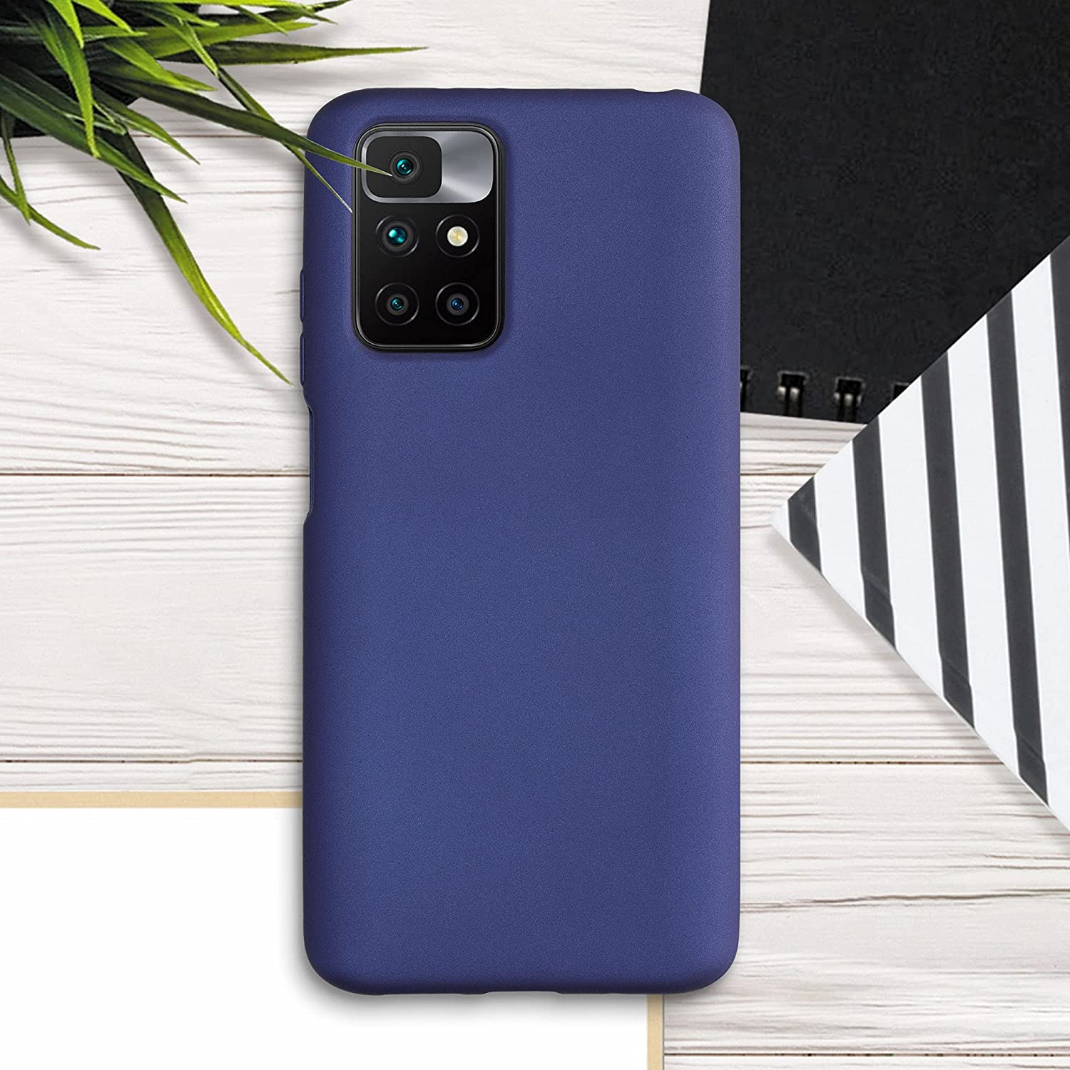 KW Xiaomi Redmi 10 Θήκη Σιλικόνης TPU - Metallic Blue - 56149.64