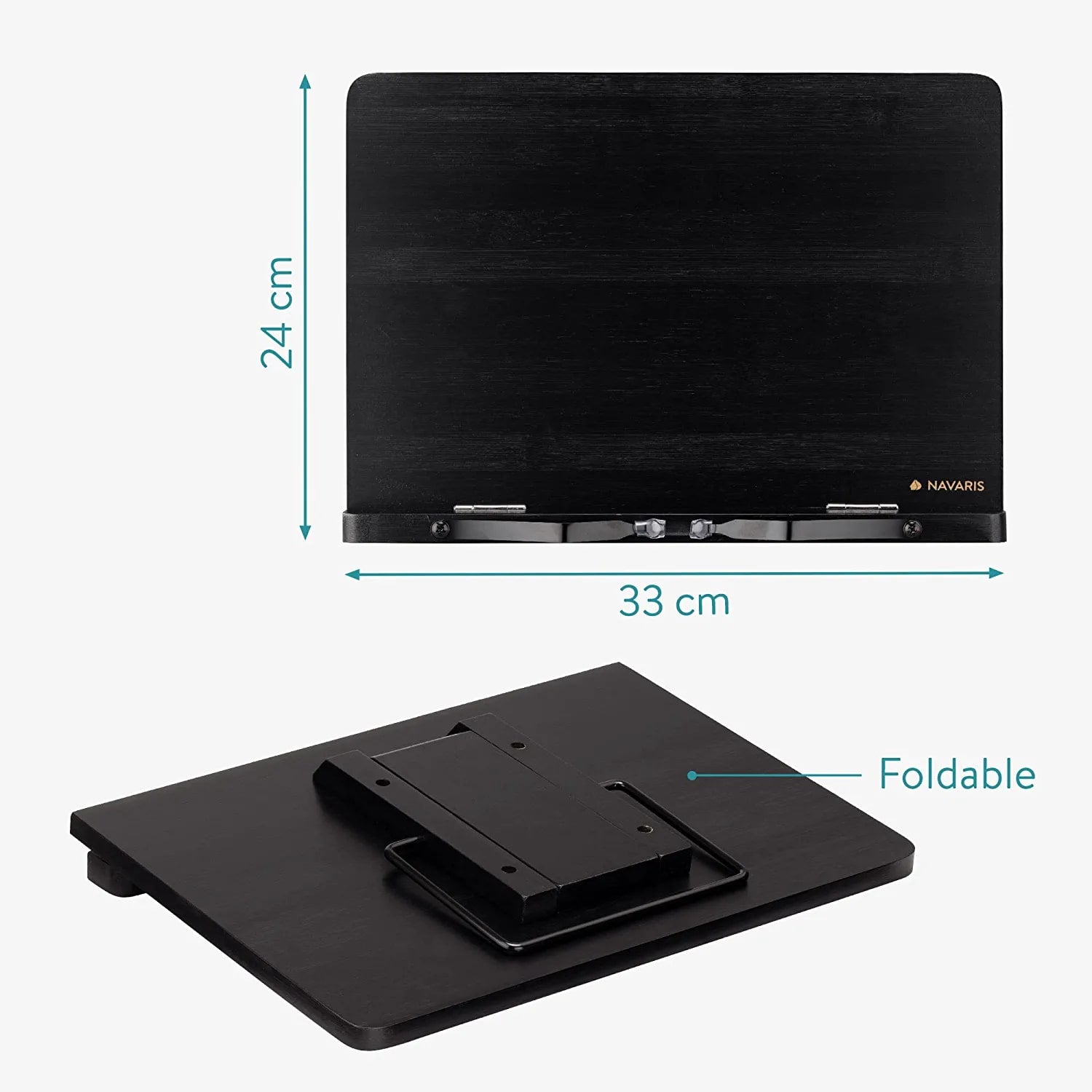 Navaris Βάση Στήριξης Βιβλίων και Τάμπλετ - Black - 52801.2.01