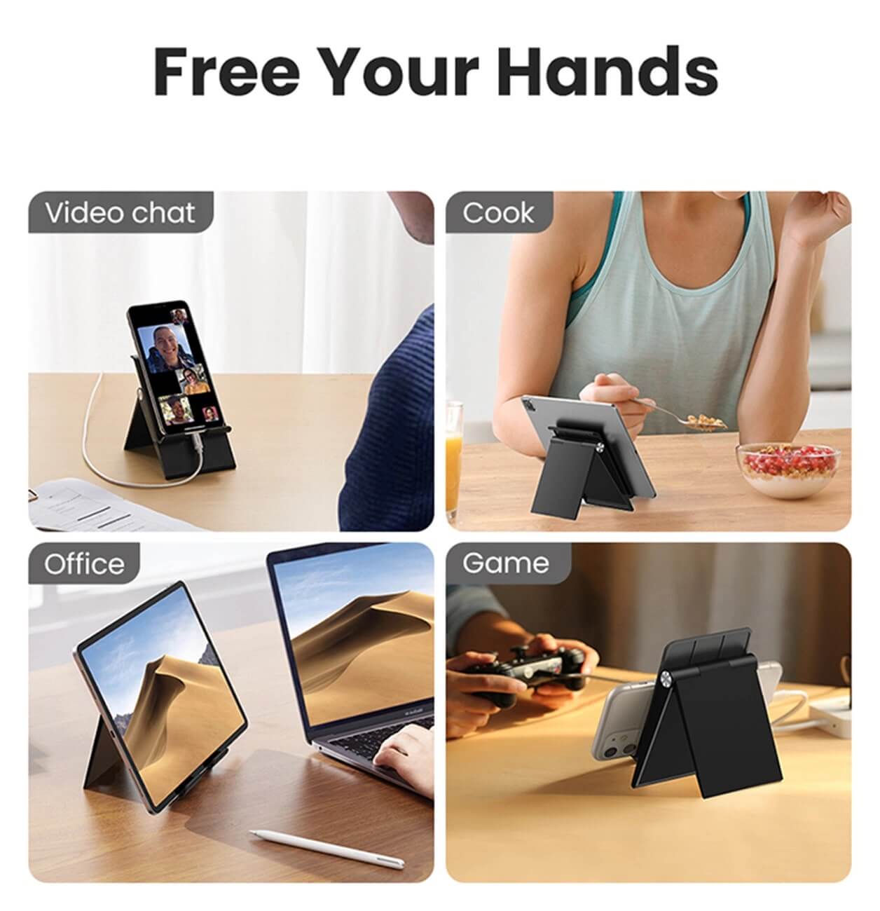 Ugreen LP247 Mobile Stand Βάση Στήριξης Κινητών - Black