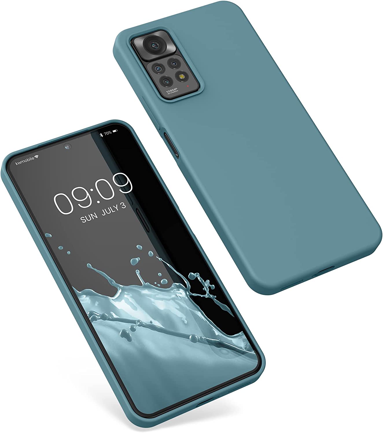 KW Xiaomi Redmi Note 11 Pro / Note 11 Pro 5G Θήκη Σιλικόνης Rubberized TPU - Arctic Night - 57373.207