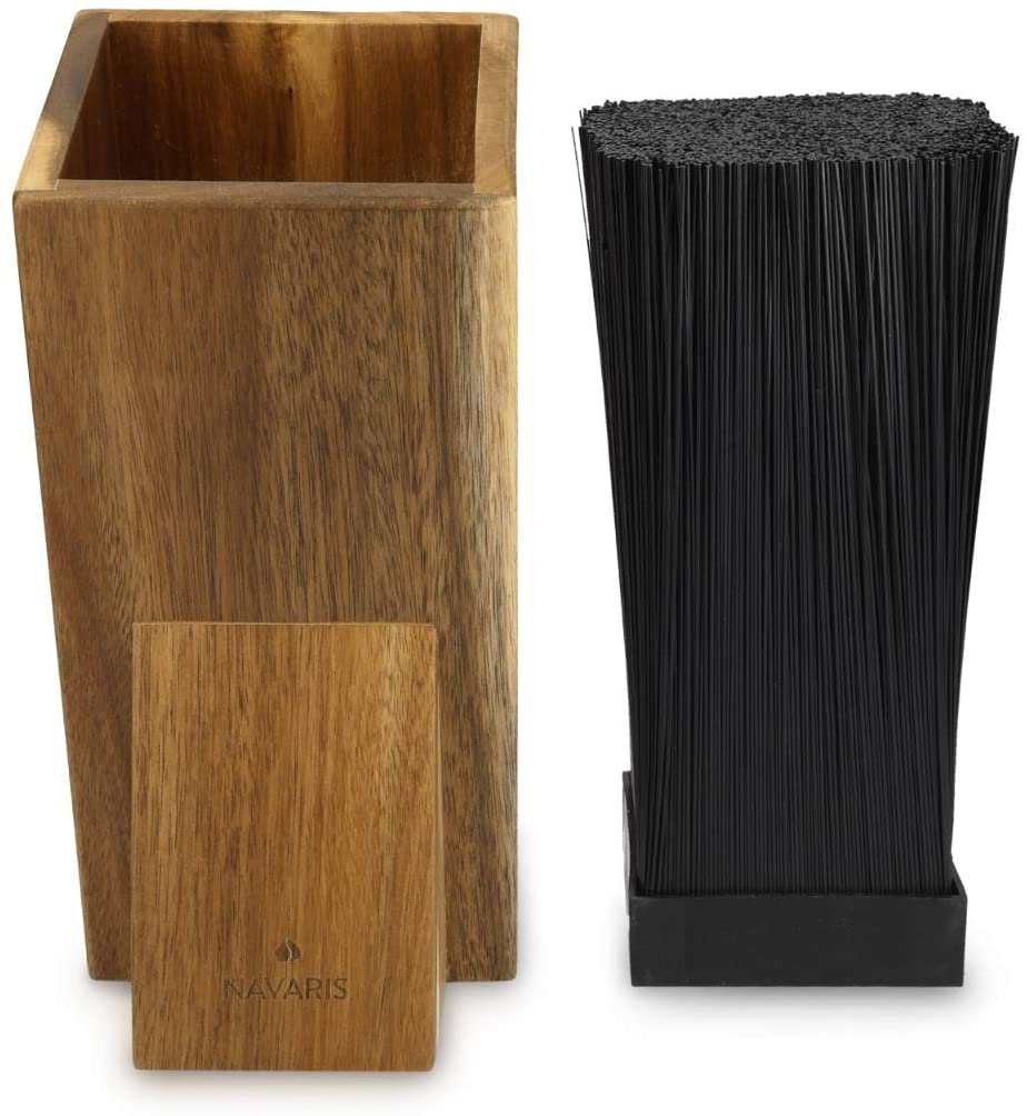 Navaris Ξύλινη Βάση Μαχαιριών από Ακακία - Brown - 48460.01.2