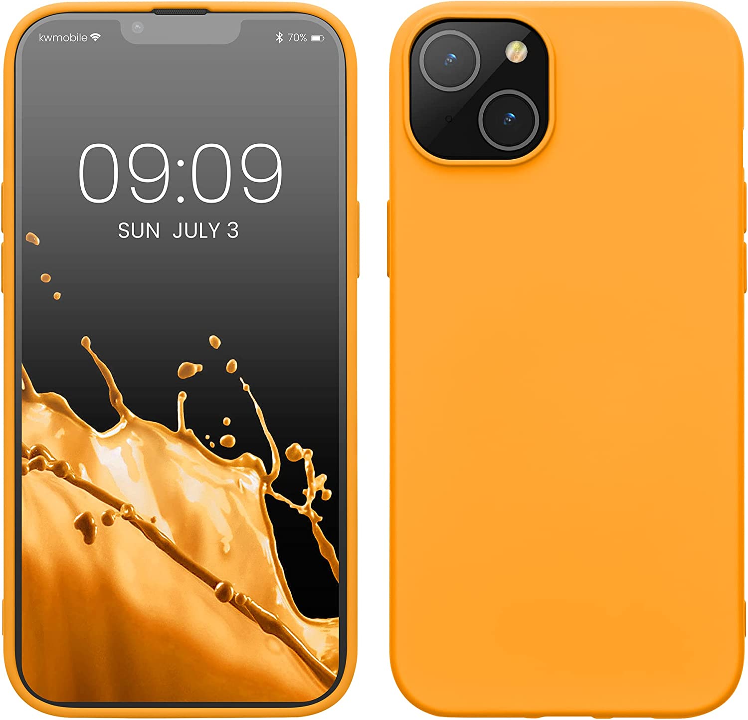 KW iPhone 14 Plus Θήκη Σιλικόνης Rubberized TPU - Fruity Orange - 59080.150