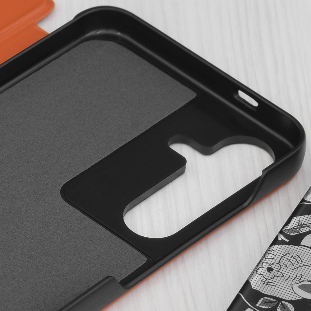 Techsuit Samsung Galaxy S25 Plus - eFold Series - Θήκη Βιβλίο - Orange