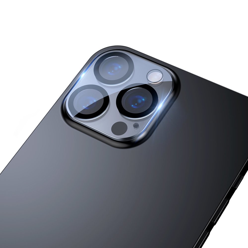 Baseus iPhone 13 Pro / iPhone 13 Pro Max Full Frame Lens Film 0.3mm - Αντιχαρακτικό Γυαλί για την Κάμερα - 2 Τεμάχια - Clear - SGQK000102