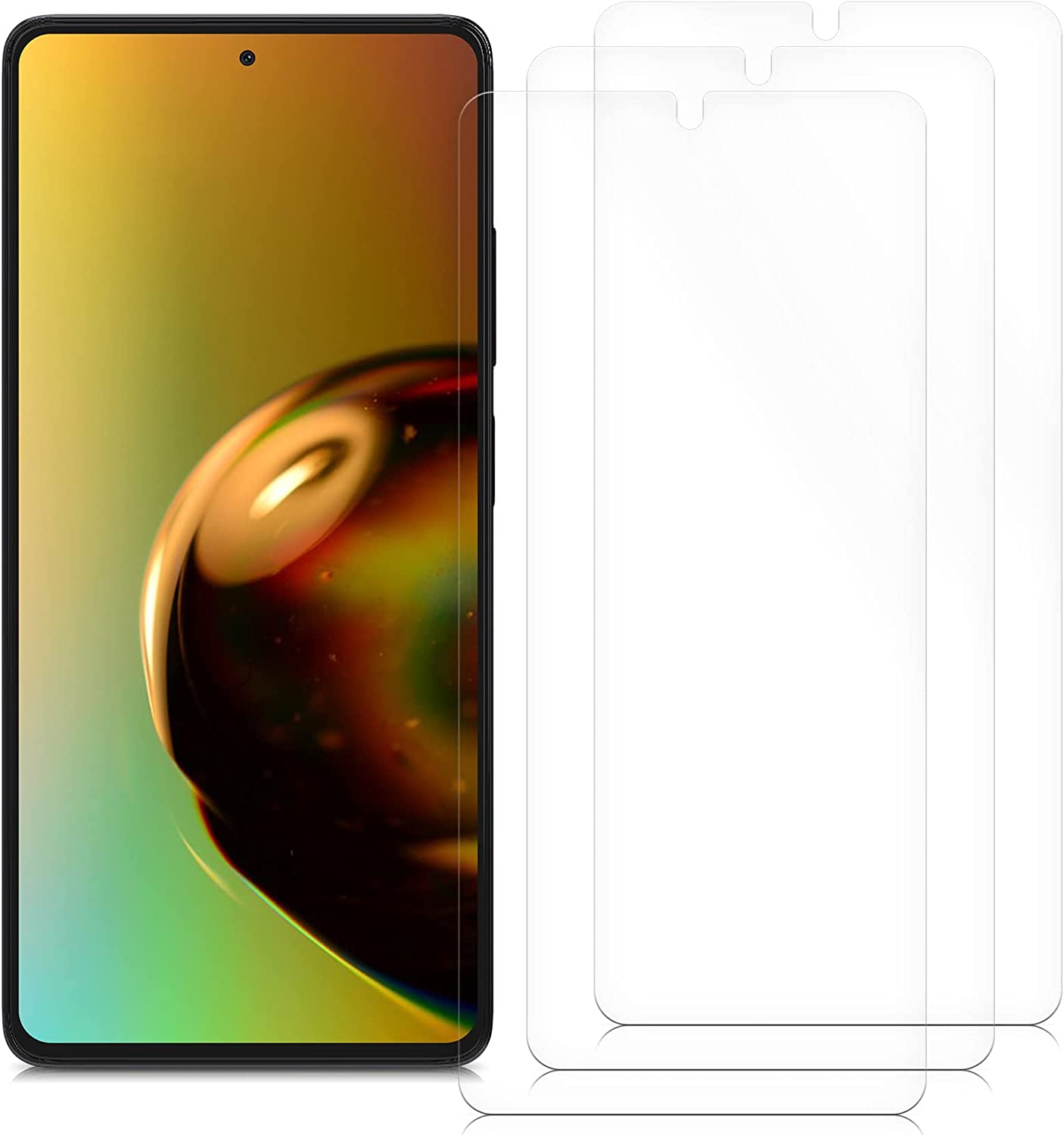 KW Xiaomi Redmi Note 12 Pro / Redmi Note 12 Pro Plus - Τρεις Μεμβράνες Προστασίας Οθόνης - Διάφανες - 60731.1