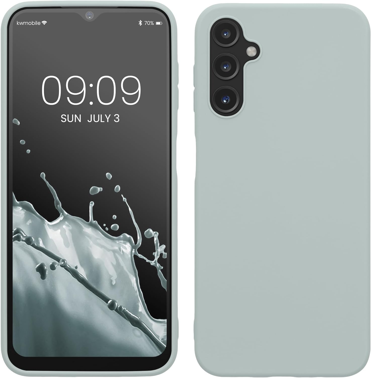 KW Samsung Galaxy A14 5G Θήκη Σιλικόνης TPU - Cool Mint