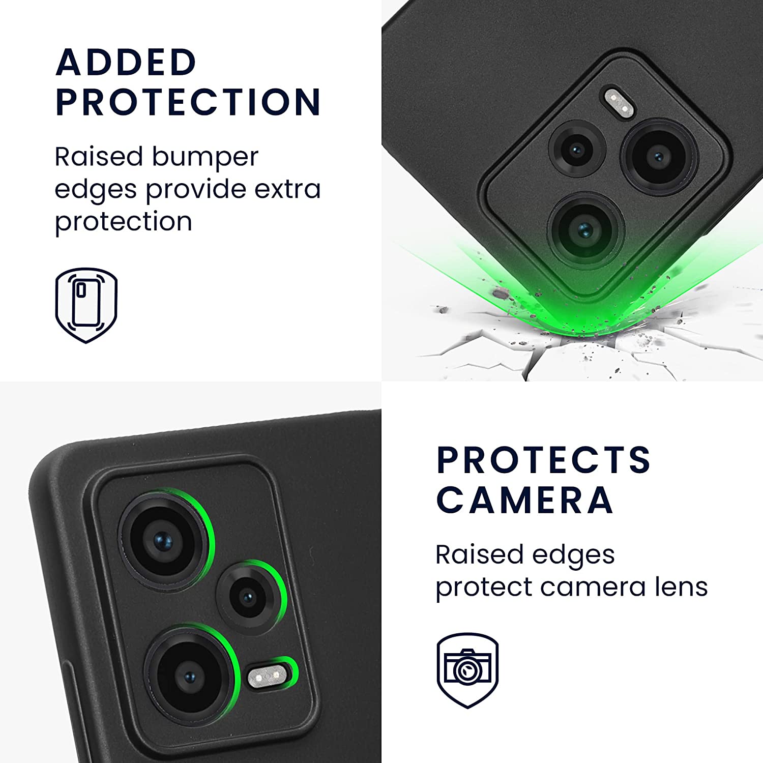 KW Xiaomi Redmi Note 12 Pro Θήκη Σιλικόνης TPU - Metallic Grey - 60711.232