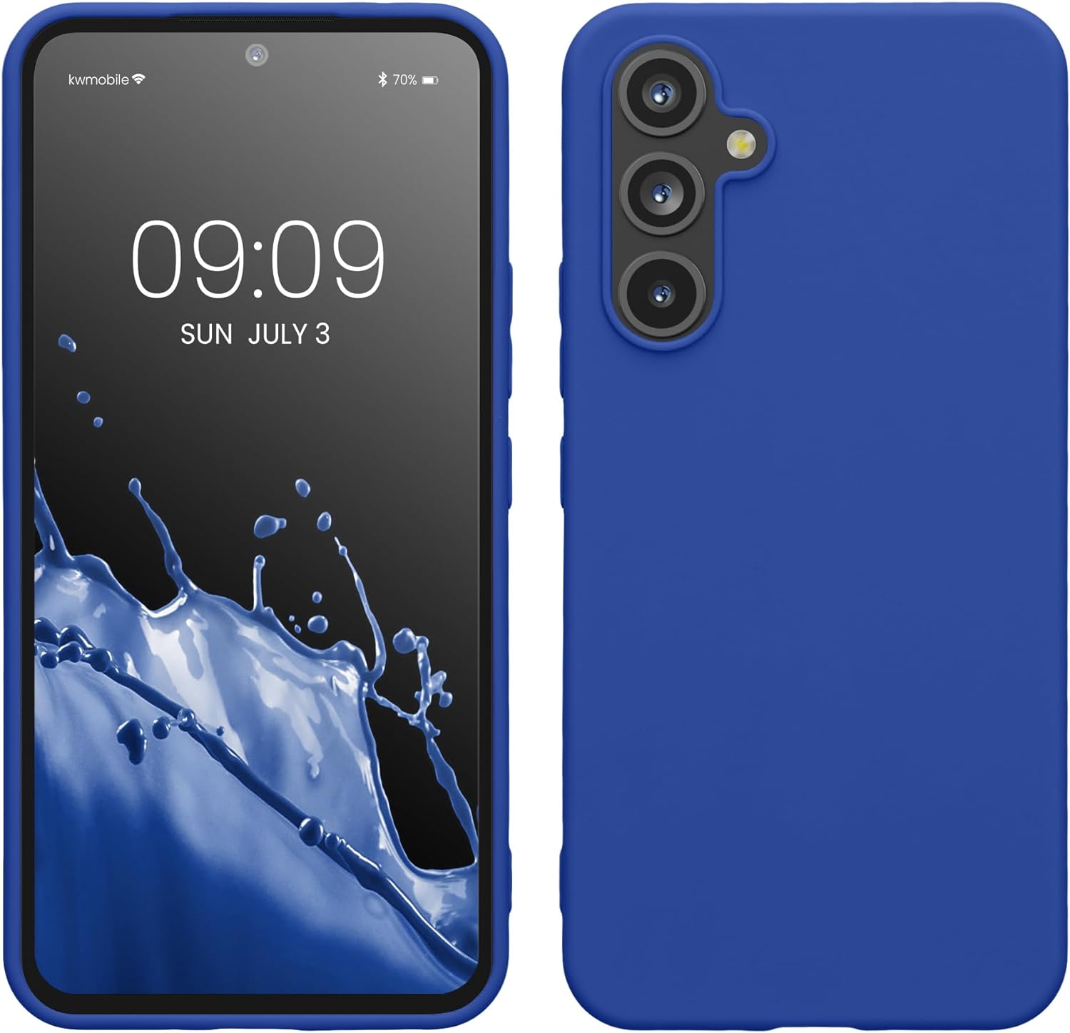 KW Samsung Galaxy A54 5G Θήκη Σιλικόνης TPU - Baltic Blue