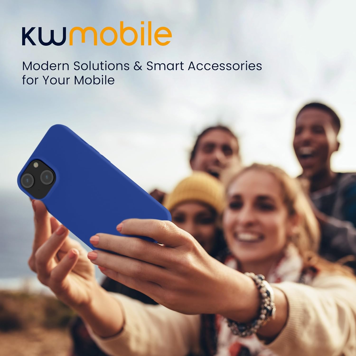 KW iPhone 15 Λεπτή Θήκη Σιλικόνης TPU - Baltic Blue - 61957.134