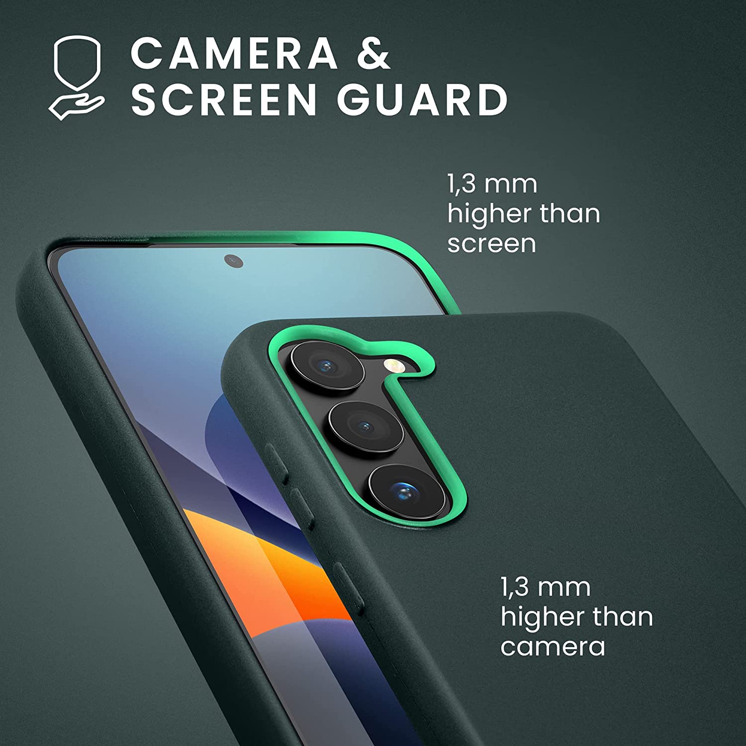 KW Samsung Galaxy S23+ Θήκη Σιλικόνης TPU - Metallic Petrol - 60313.14