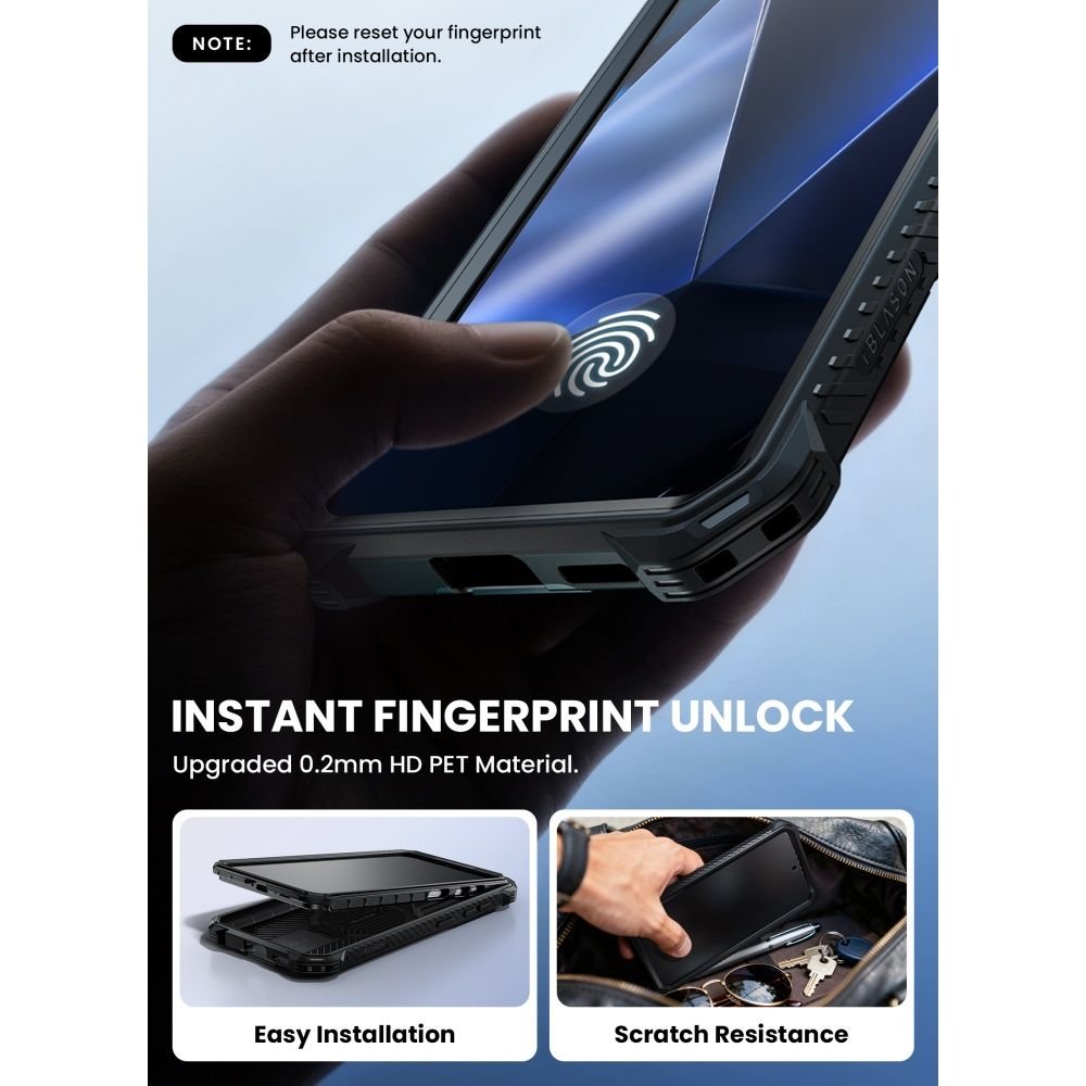 i - Blason Samsung Galaxy S26 - Σκληρή Θήκη MagSafe με Προστασία Οθόνης και Stand - Armorbox Mag - Black