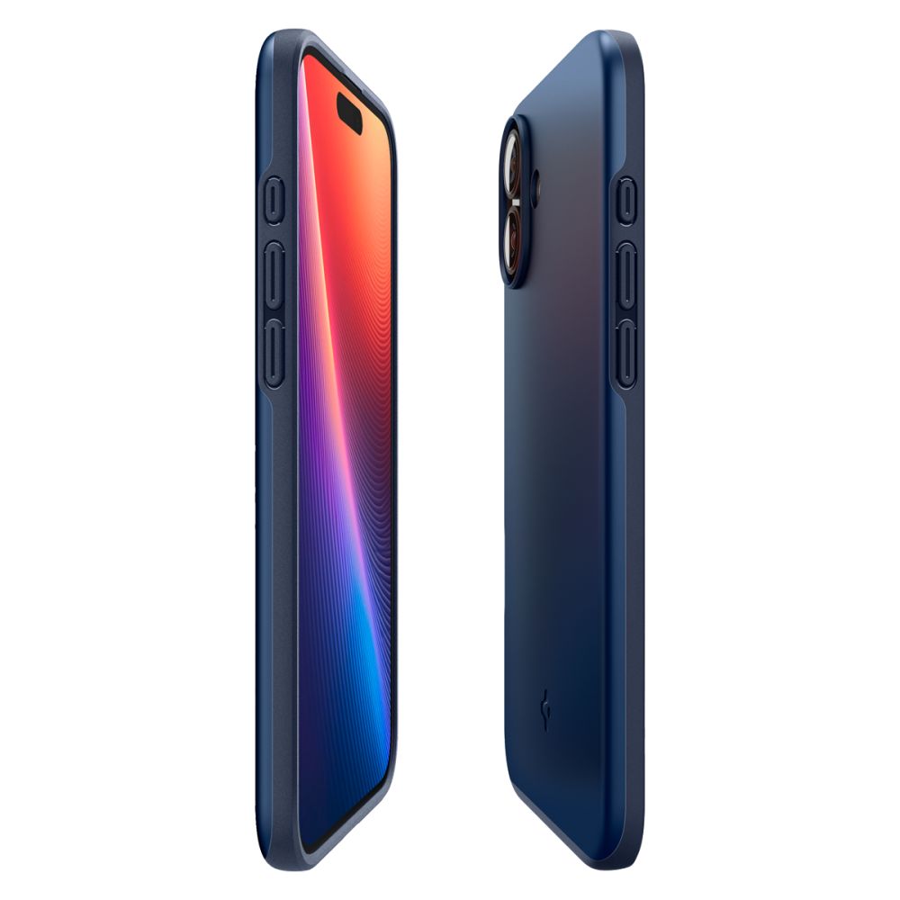 Spigen iPhone 16 Thin Fit Mag Θήκη με MagSafe - Navy Blue
