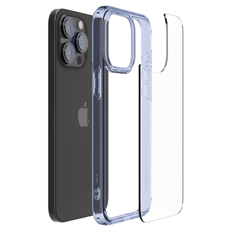Spigen iPhone 15 Pro Max Ultra Hybrid Σκληρή Θήκη με Πλαίσιο Σιλικόνης - Sky Crystal