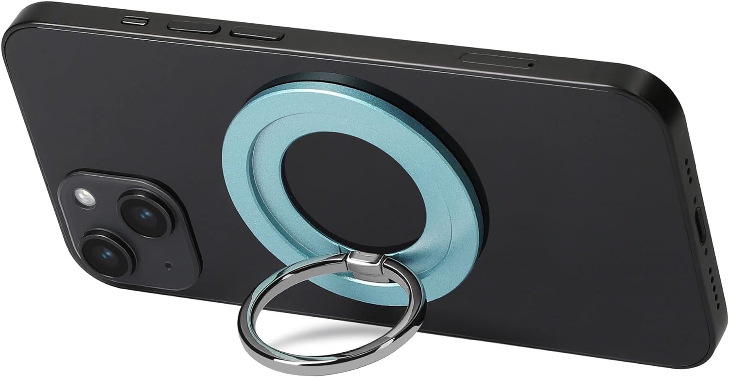 KW Μαγνητικό Δαχτυλίδι Συγκράτησης / Βάση Στήριξης Κινητού Συμβατό με MagSafe - Light Blue - 61319.23