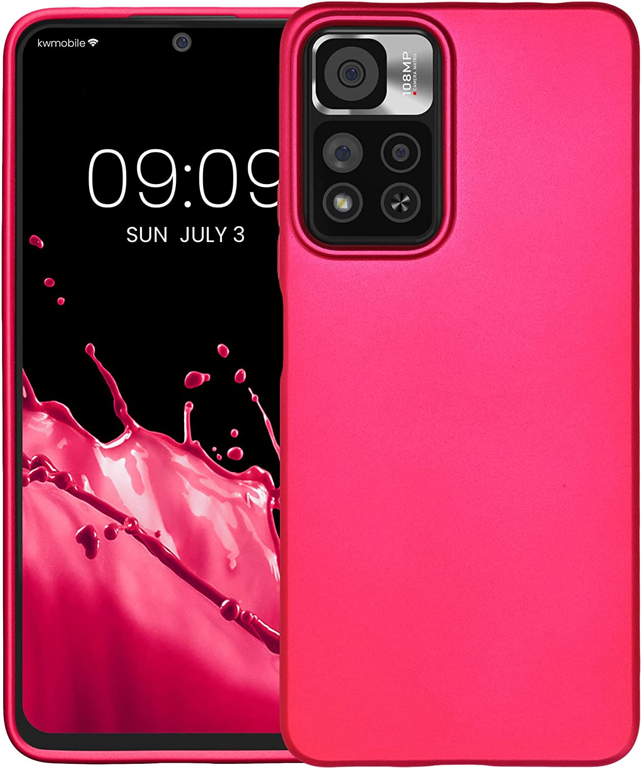 KW Xiaomi Redmi Note 11 Pro+ 5G Θήκη Σιλικόνης TPU - Metallic Pink - 59142.65