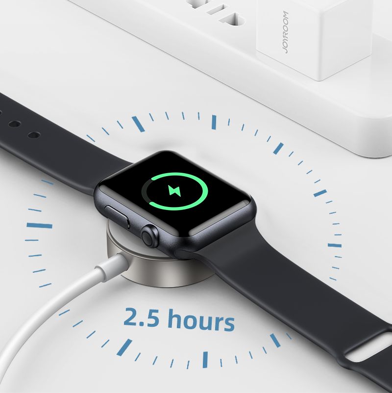 Joyroom Καλώδιο Type-C με Μαγνητική Βάση Φόρτισης για Apple Watch - 1.2m - White - S-IW004