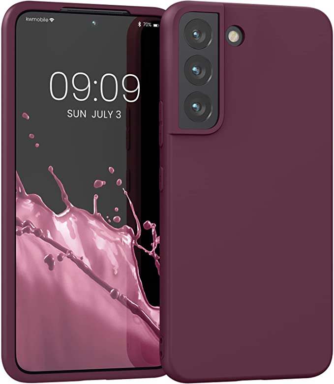 KW Samsung Galaxy S22 Θήκη Σιλικόνης TPU - Bordeaux Purple - 56758.187