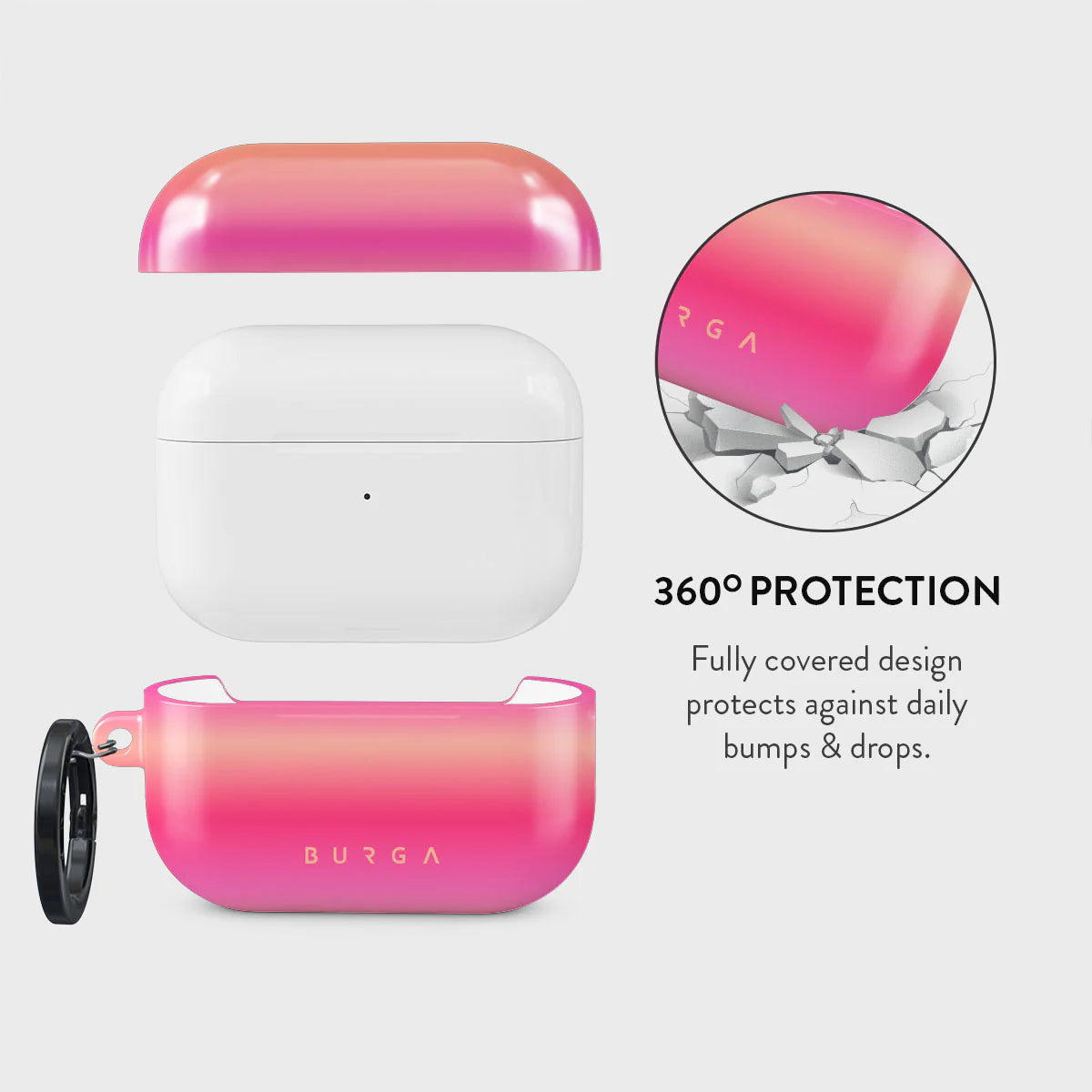 Burga AirPods Pro 2 Σκληρή Θήκη - SPF 100