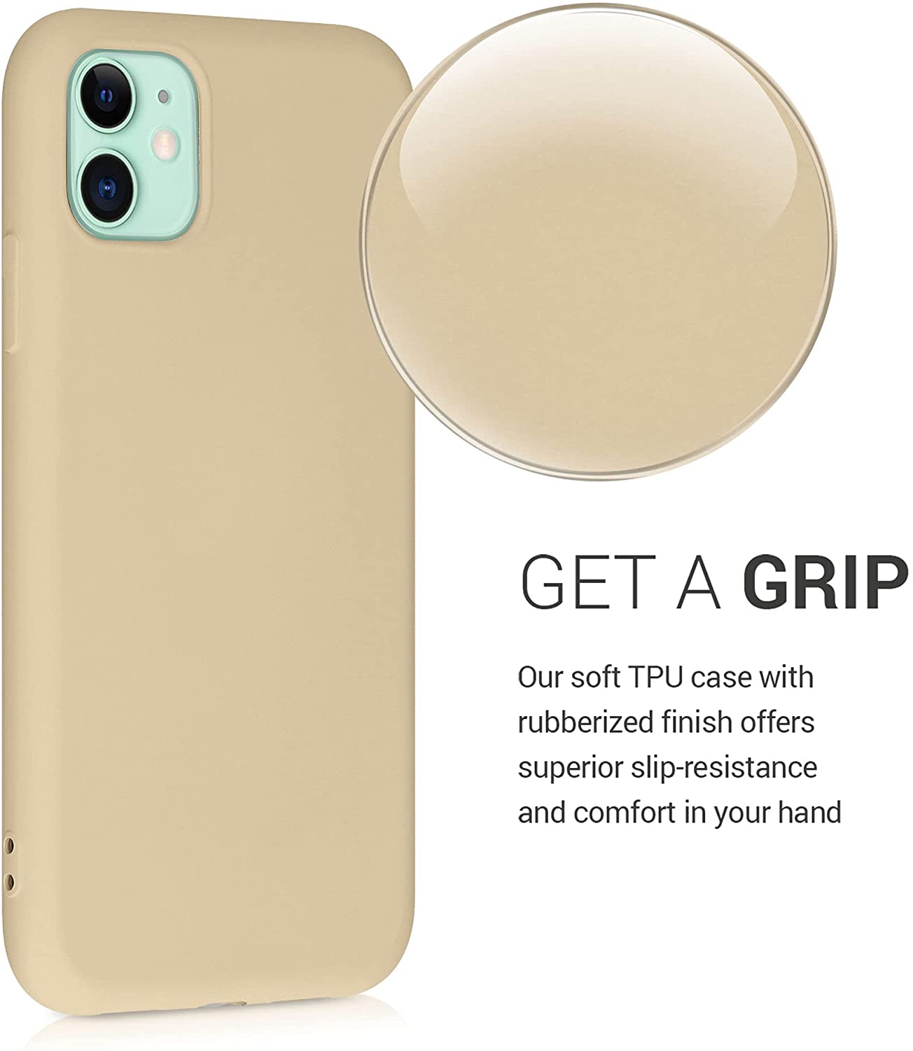 KW iPhone 11 Θήκη Σιλικόνης Rubberized TPU - Dusty Pink - 50791.10