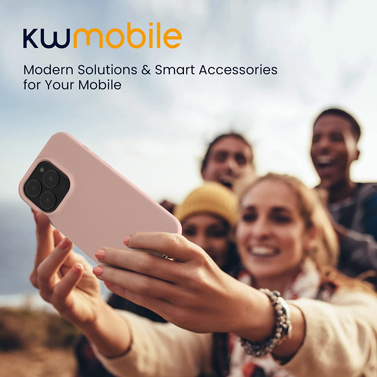 KW iPhone 14 Pro Λεπτή Θήκη Σιλικόνης TPU - Dusty Pink - 59077.10