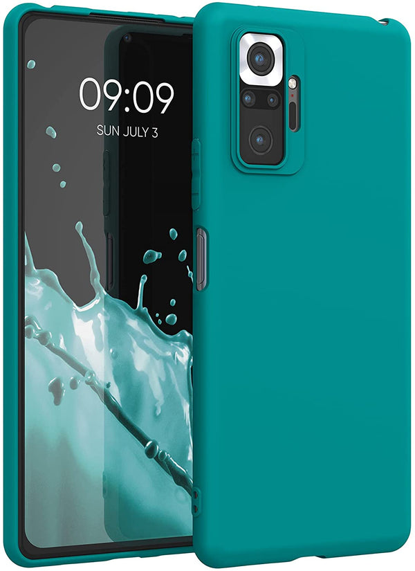KW Xiaomi Redmi Note 10 Pro Θήκη Σιλικόνης TPU - Petrol Matte - 54551.57