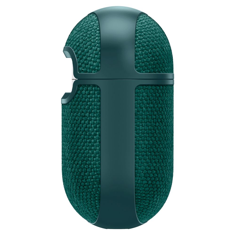 Spigen AirPods 4 Θήκη Urban Fit από Σιλικόνη και Ύφασμα - Midnight Green