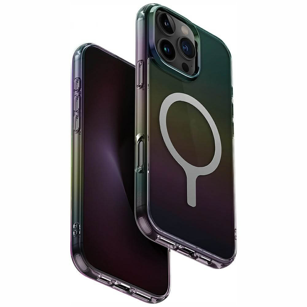 Uniq iPhone 16 Pro Max - Iridescia - Σκληρή Θήκη με Πλαίσιο Σιλικόνης και MagSafe - Midnight
