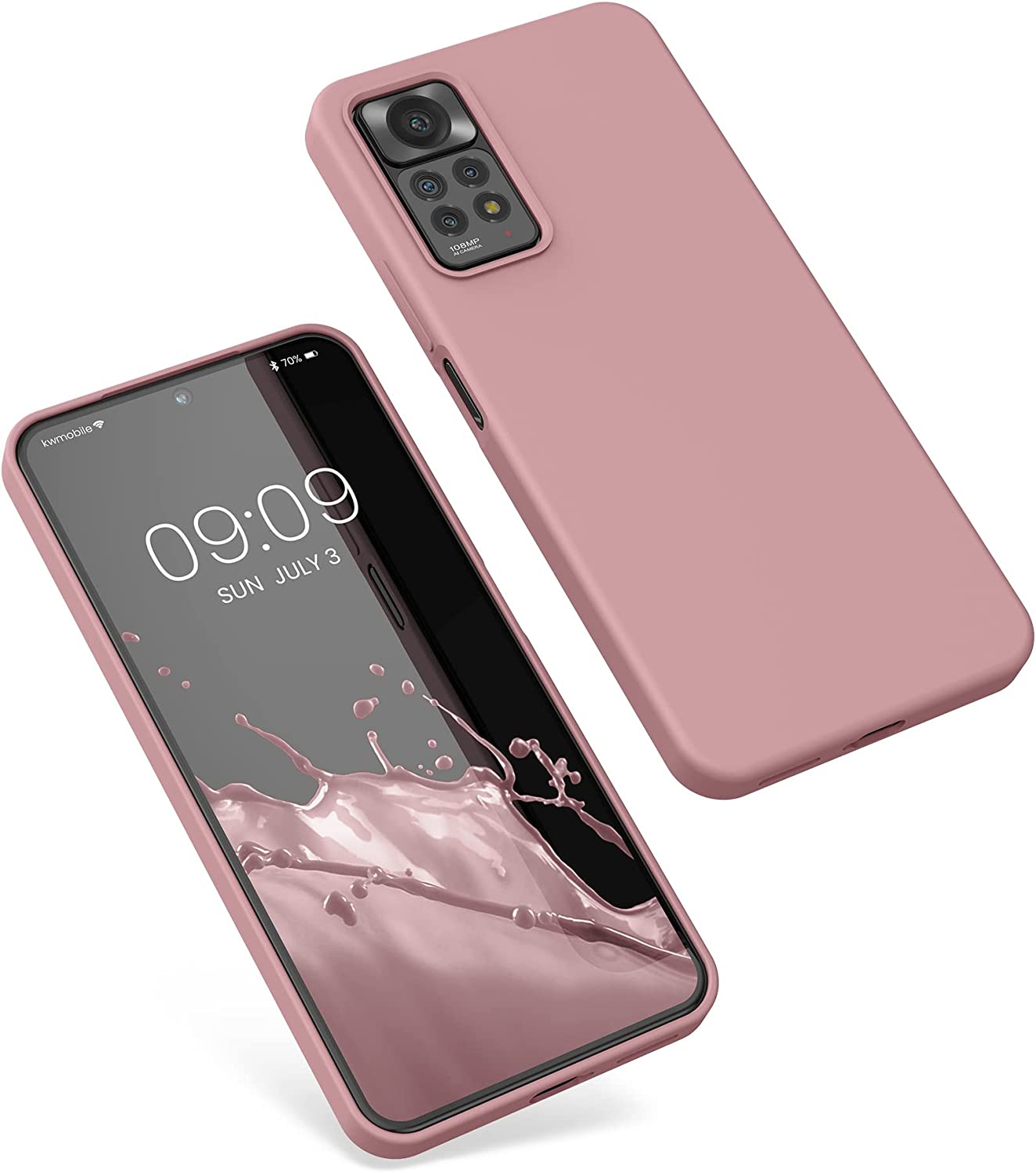 KW Xiaomi Redmi Note 11 Pro / Note 11 Pro 5G Θήκη Σιλικόνης Rubberized TPU - Winter Rose - 57373.193